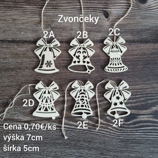 Vianočná ozdoba  ZVONČEKY