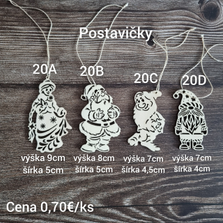 Vianočná ozdoba POSTAVIČKY